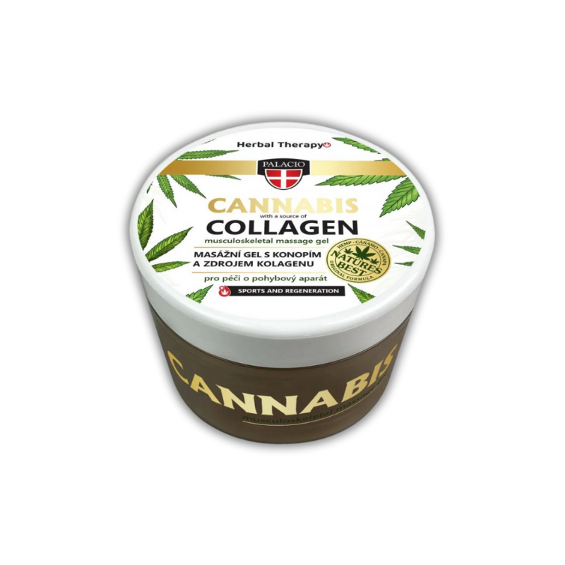 Gel de Massagem com Colagénio e Cannabis (200 ml)