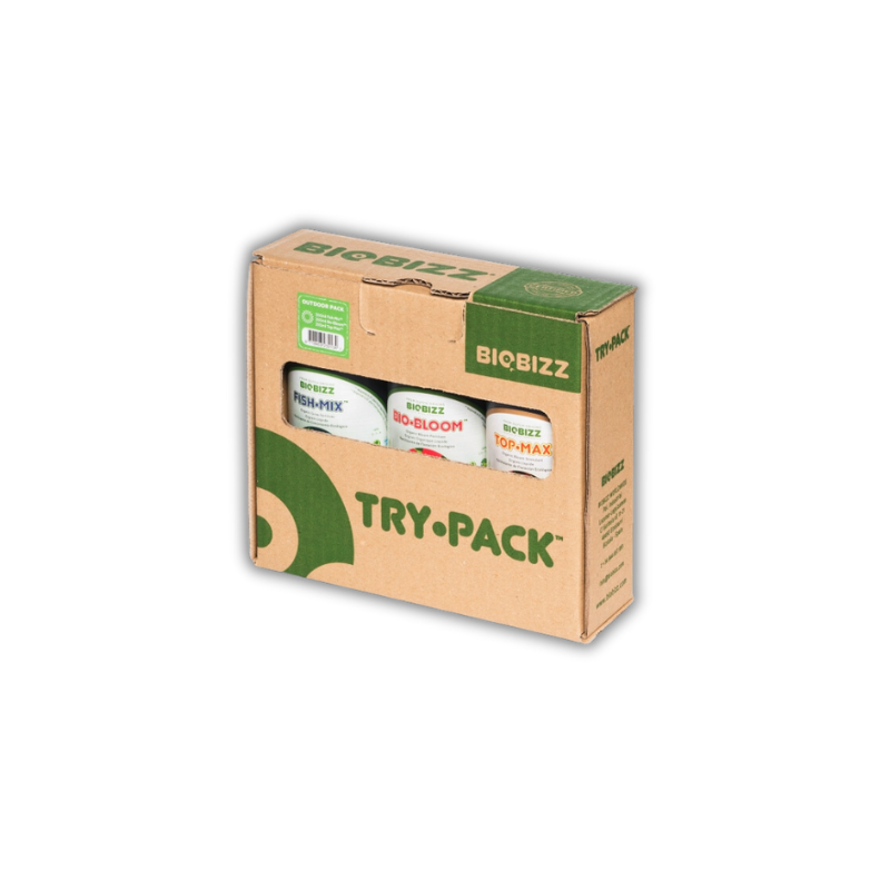 Biobizz Try·Pack Outdoor - Fertilizantes Orgânicos para Cultivo Exterior