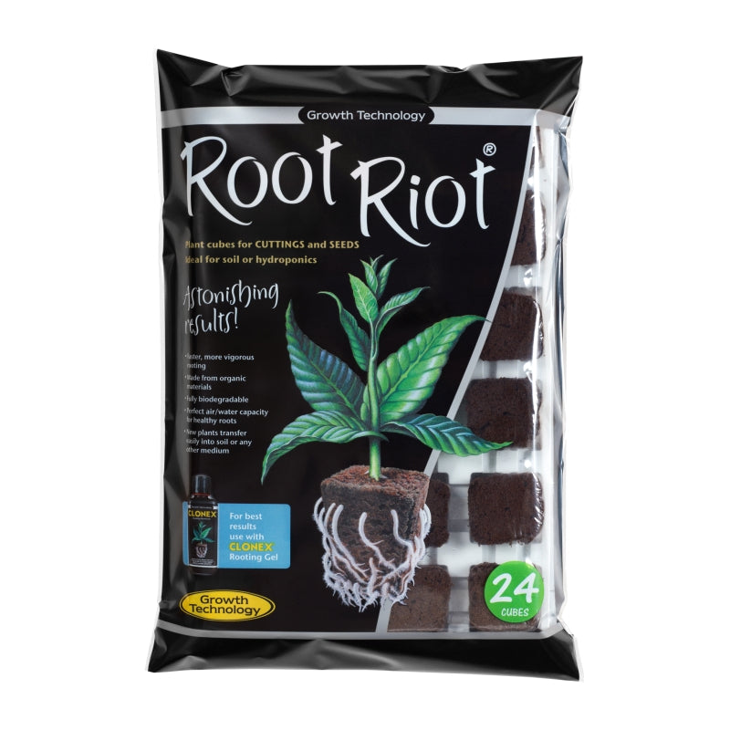 Bandeja de Germinação Root Riot c/ 24 alvéolos
