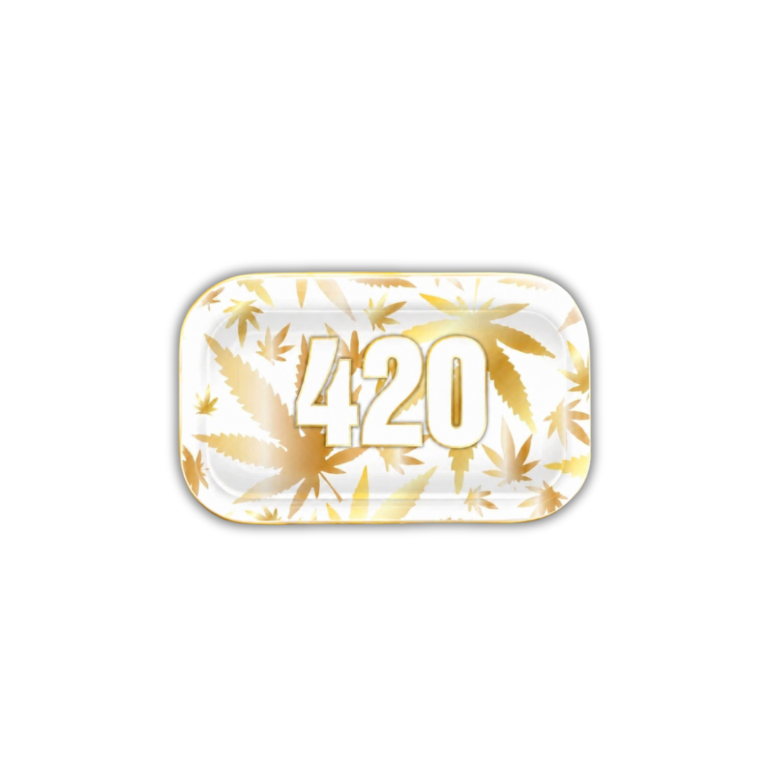 Bandeja Metálica 420 Gold (27x16cm)