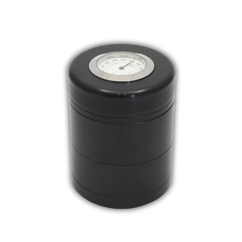 Grinder com Higrómetro 63mm – Negro