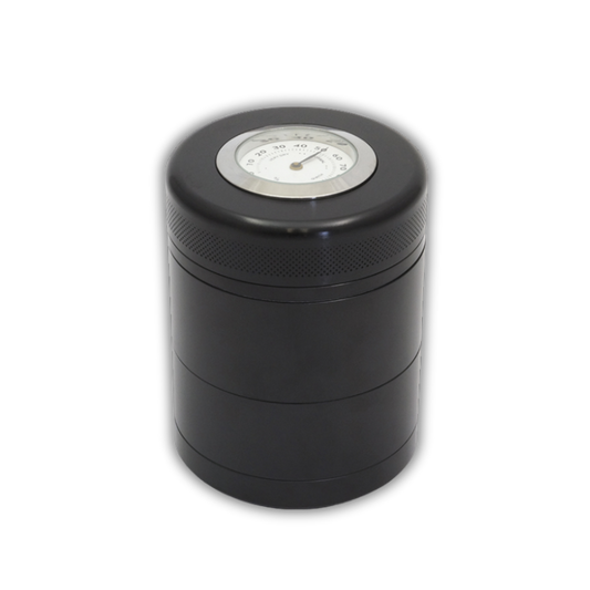 Grinder com Higrómetro 63mm – Negro