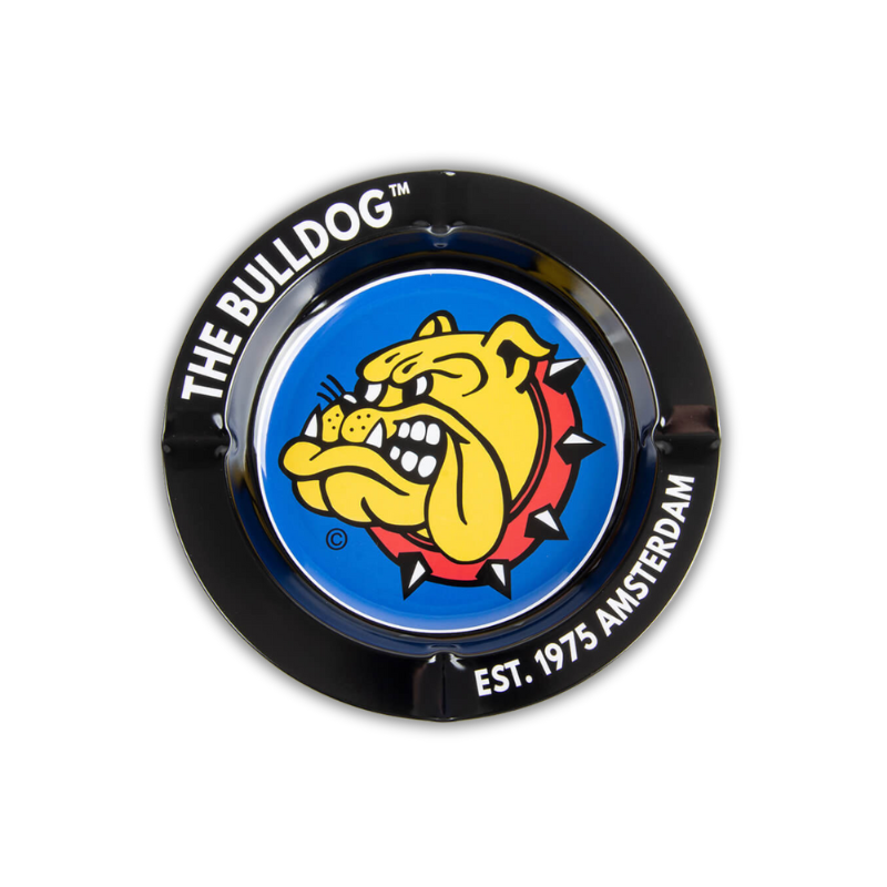 Cinzeiro de Metal Preto The Bulldog
