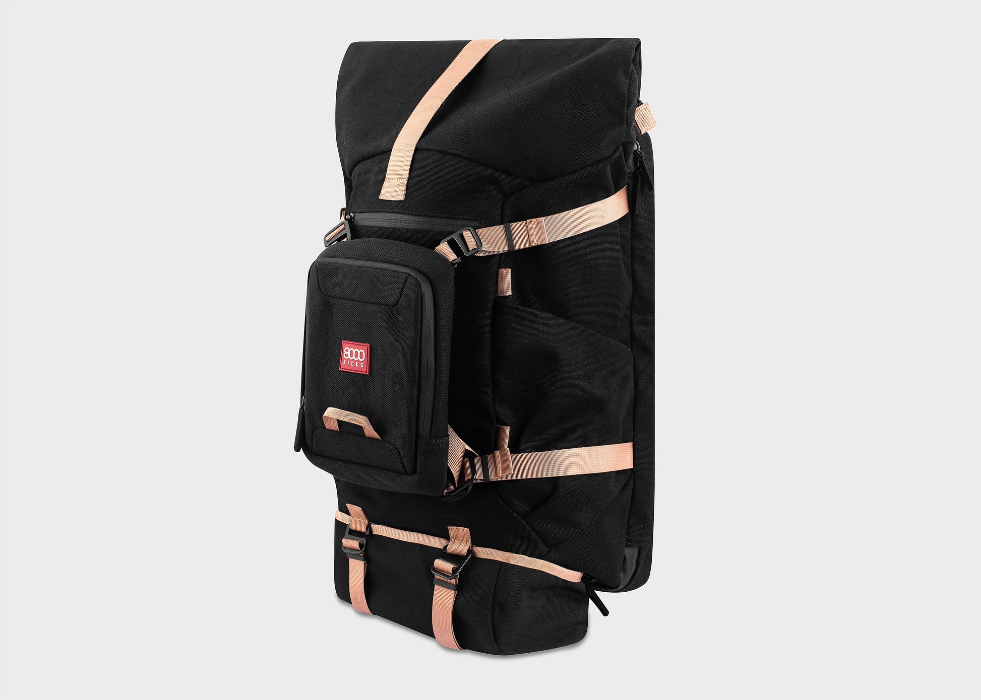 Nomad Hemp Rolltop Backpack - The 3-in-1 expandable hemp backpack for nomads