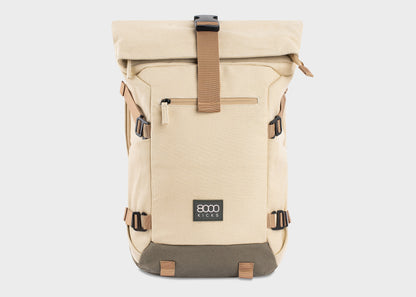 Nomad Hemp Rolltop Backpack - The 3-in-1 expandable hemp backpack for nomads
