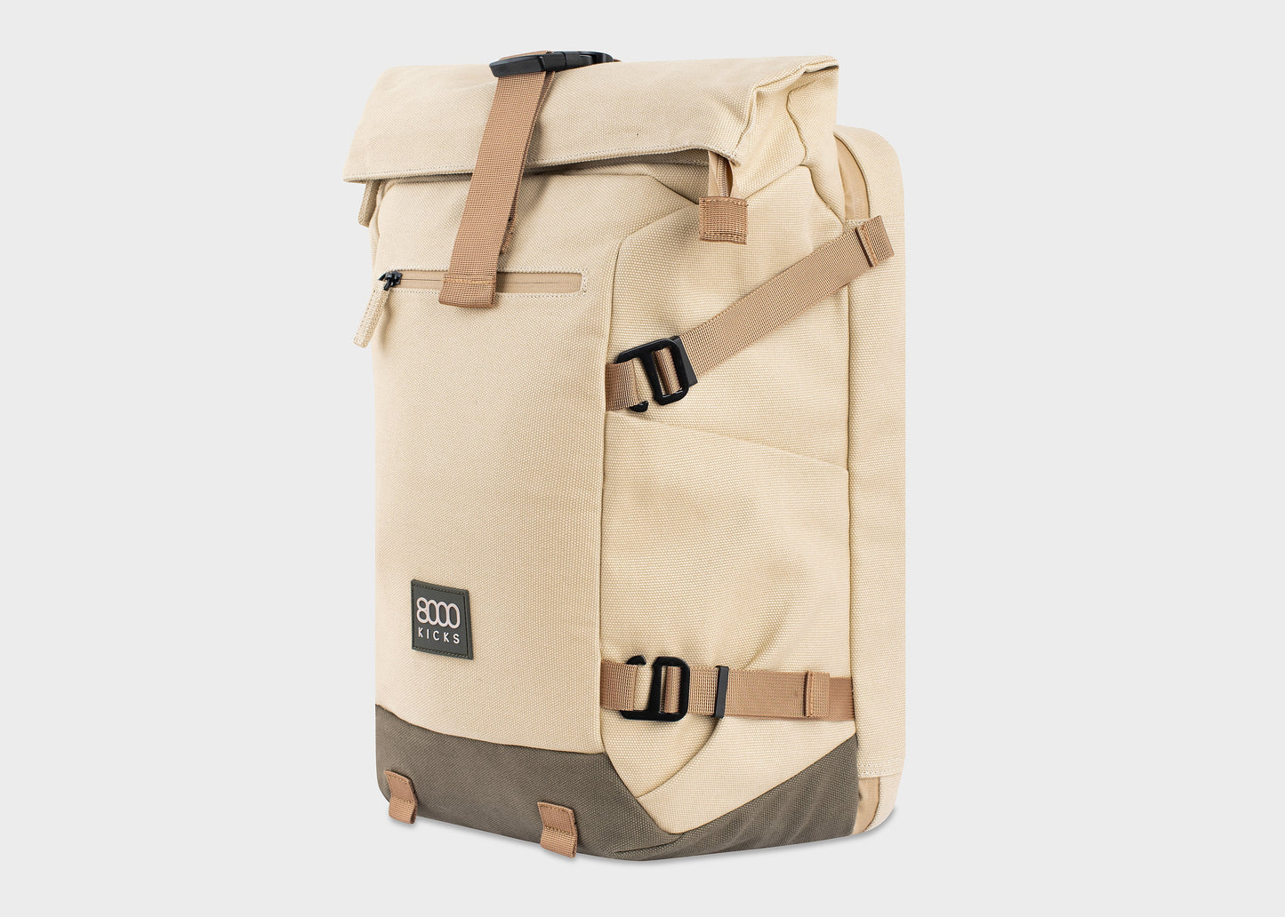 Nomad Hemp Rolltop Backpack - The 3-in-1 expandable hemp backpack for nomads