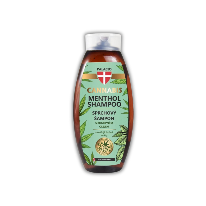 Shampoo de Cânhamo com Mentol Palacio