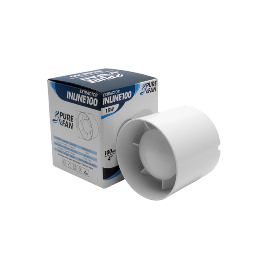 Extrator Pure Fan Inline 100 Pure Factory