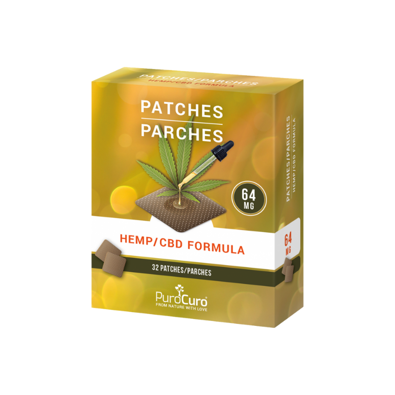 Adesivos com CBD PuroCuro (32un)