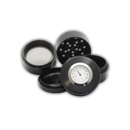 Grinder com Higrómetro 63mm – Negro