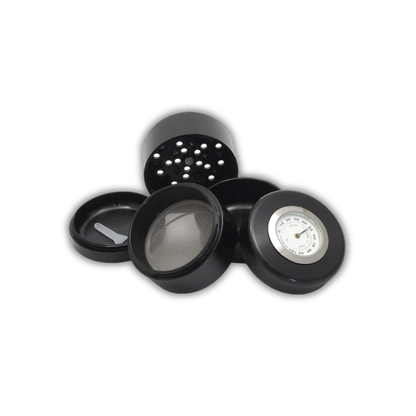 Grinder com Higrómetro 63mm – Negro